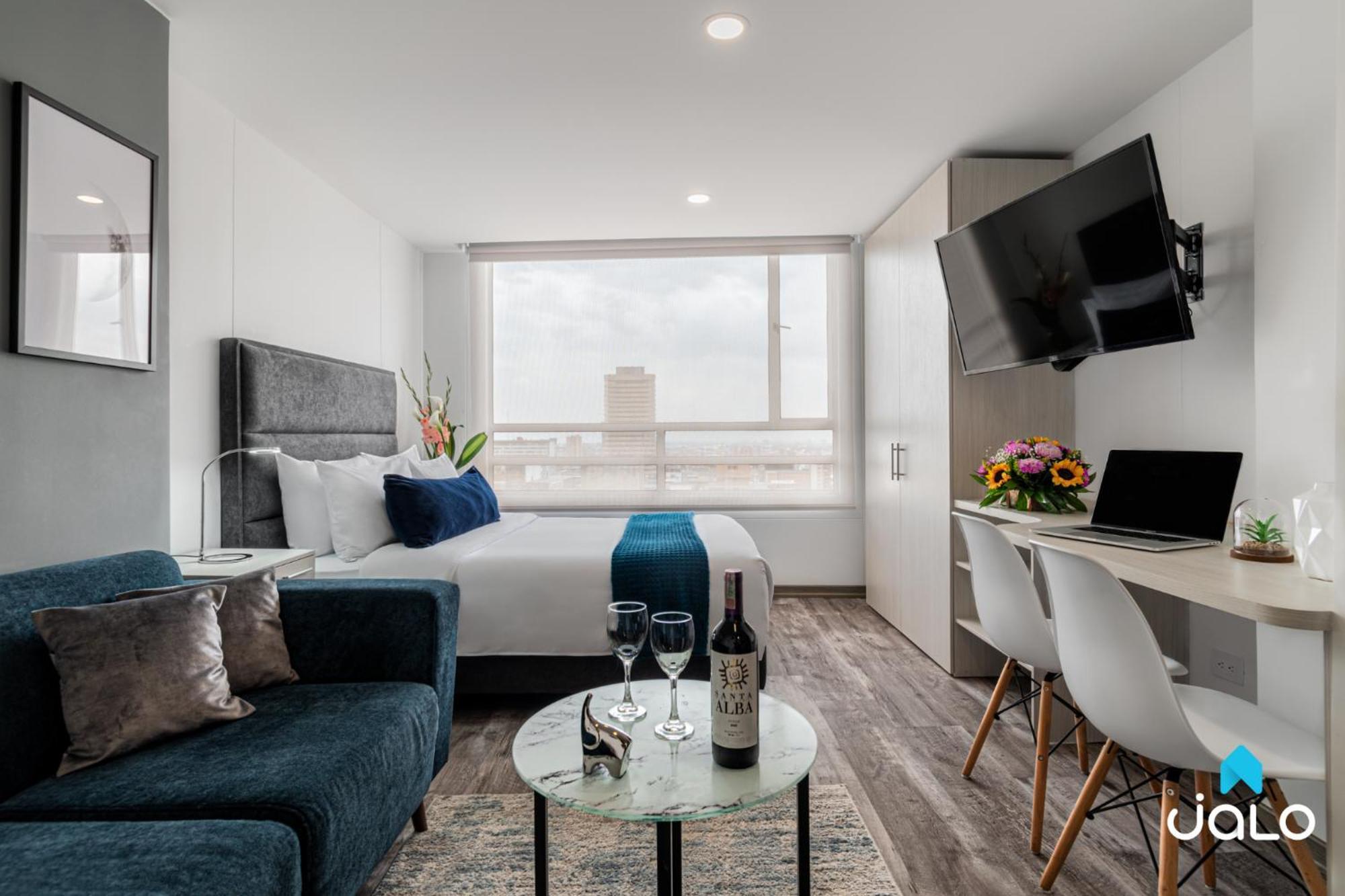 Torre Acqua Lofts - Downtown Bogota Apartman Kültér fotó